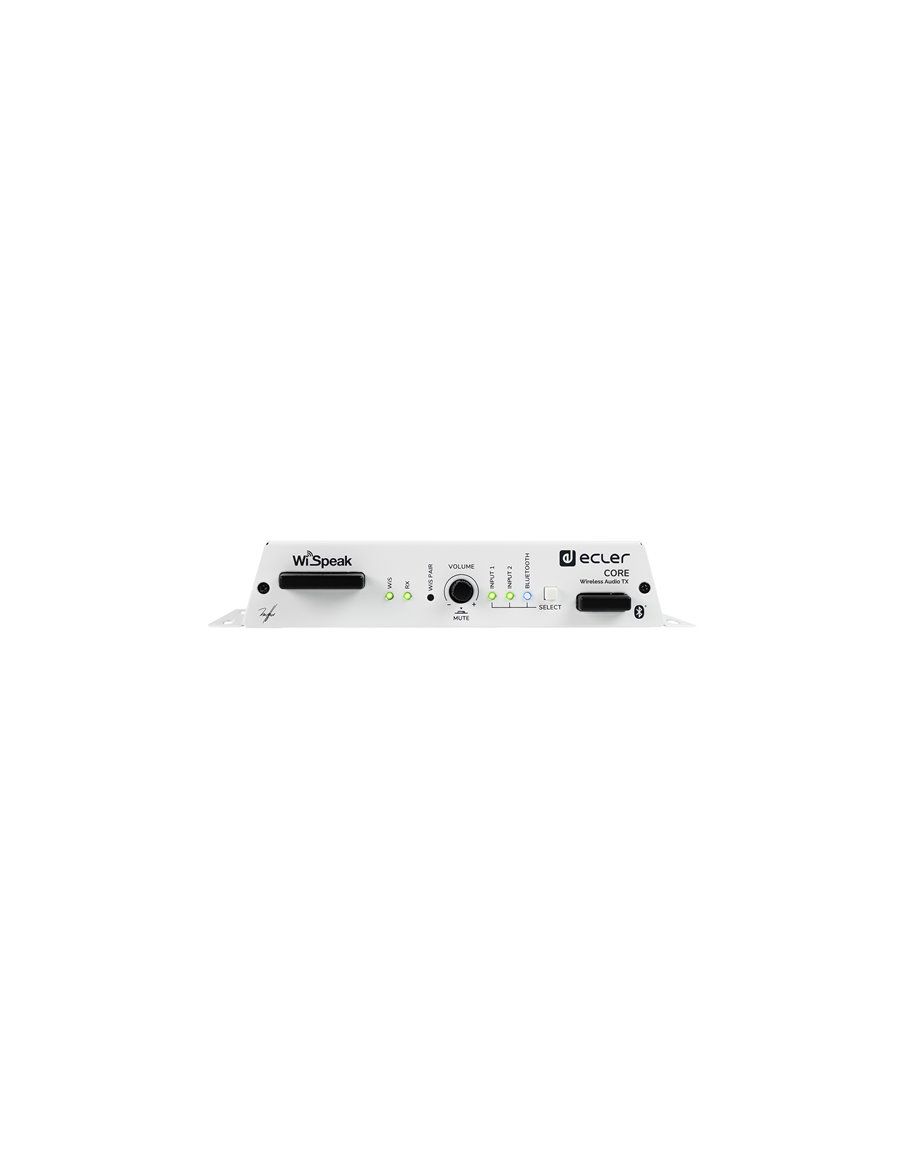 ECLER Transmisor Inalábrico  3x3 | Unidad transmisora | WiSpeak | clase 1 Bluetooth® | salida auxiliar CORE