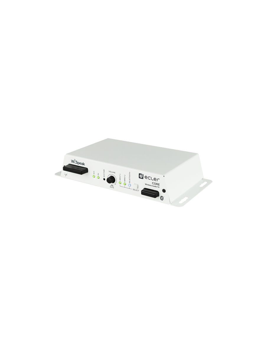 ECLER Transmisor Inalábrico  3x3 | Unidad transmisora | WiSpeak | clase 1 Bluetooth® | salida auxiliar CORE
