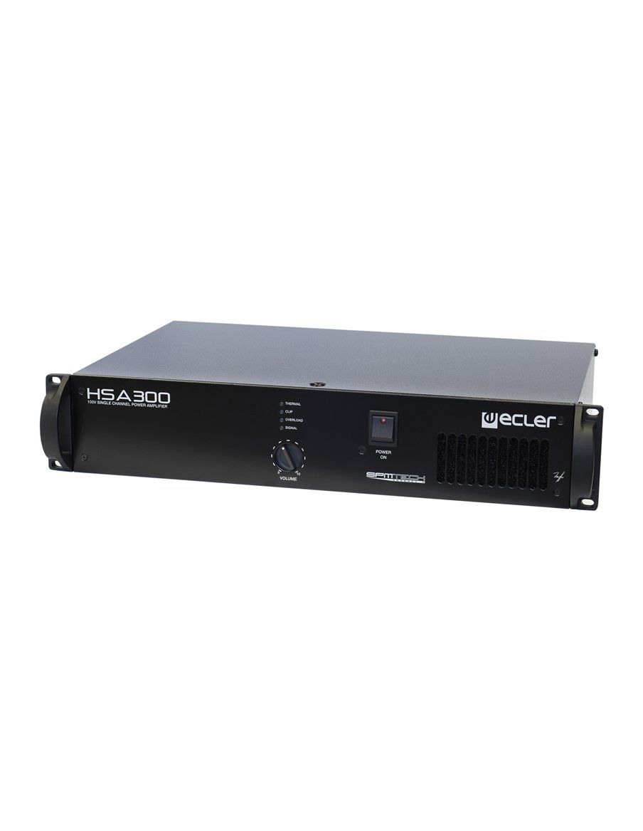 ECLER Alta Impedancia  300W@100V | SPM 100 tech | mono | amplificador HSA300