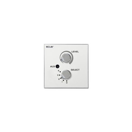 ECLER Controles Y Paneles Analógicos  Control de Volumen y Fuente + Conector remoto WPaVOL-SR-J