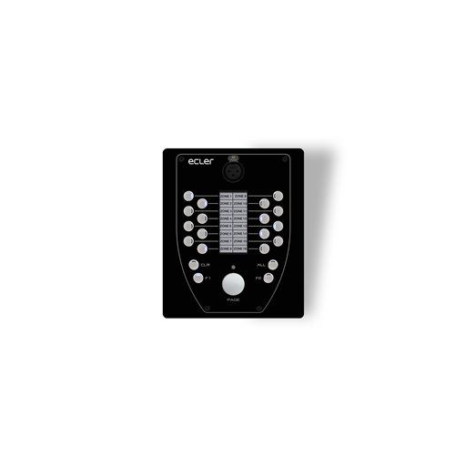 ECLER Consolas De Avisos  16 zonas | 20 teclas | pantalla de tinta electrónica | RJ45 eMPAGE 2