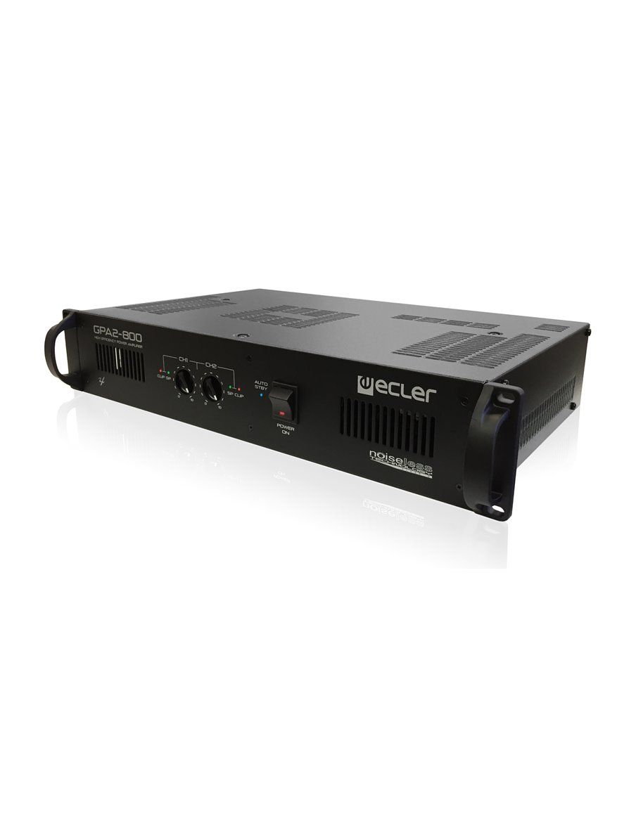 ECLER Baja Impedancia  2x720 WRMS | amplificador | estéreo | alta eficiencia GPA2-800