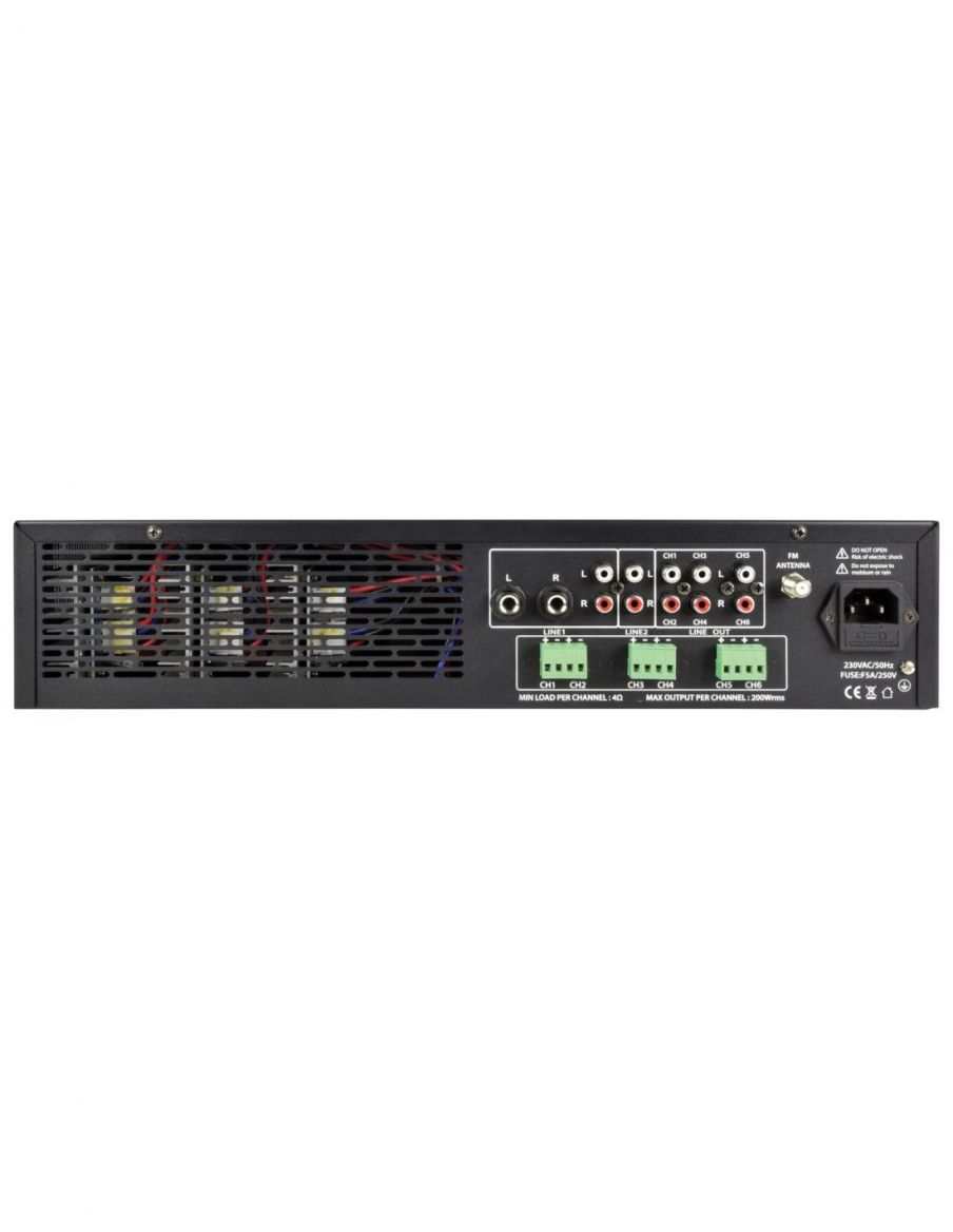 Adastra A6 Amplificador Multicanal Profesional - 5