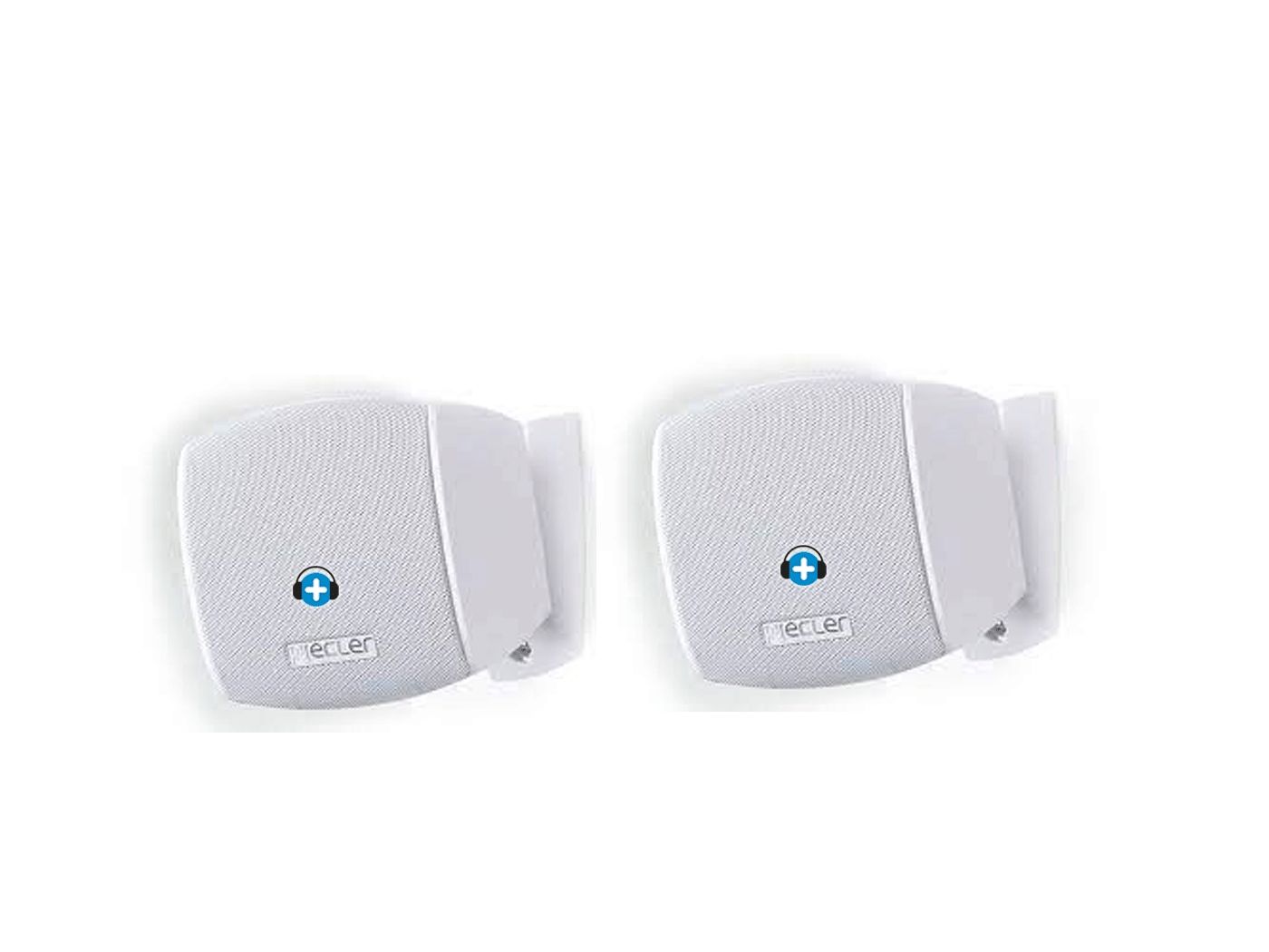 ECLER AUDEO103 Pareja de Cajas Acústicas  3"  2 vías 25 WRMS Color Blanco - 1