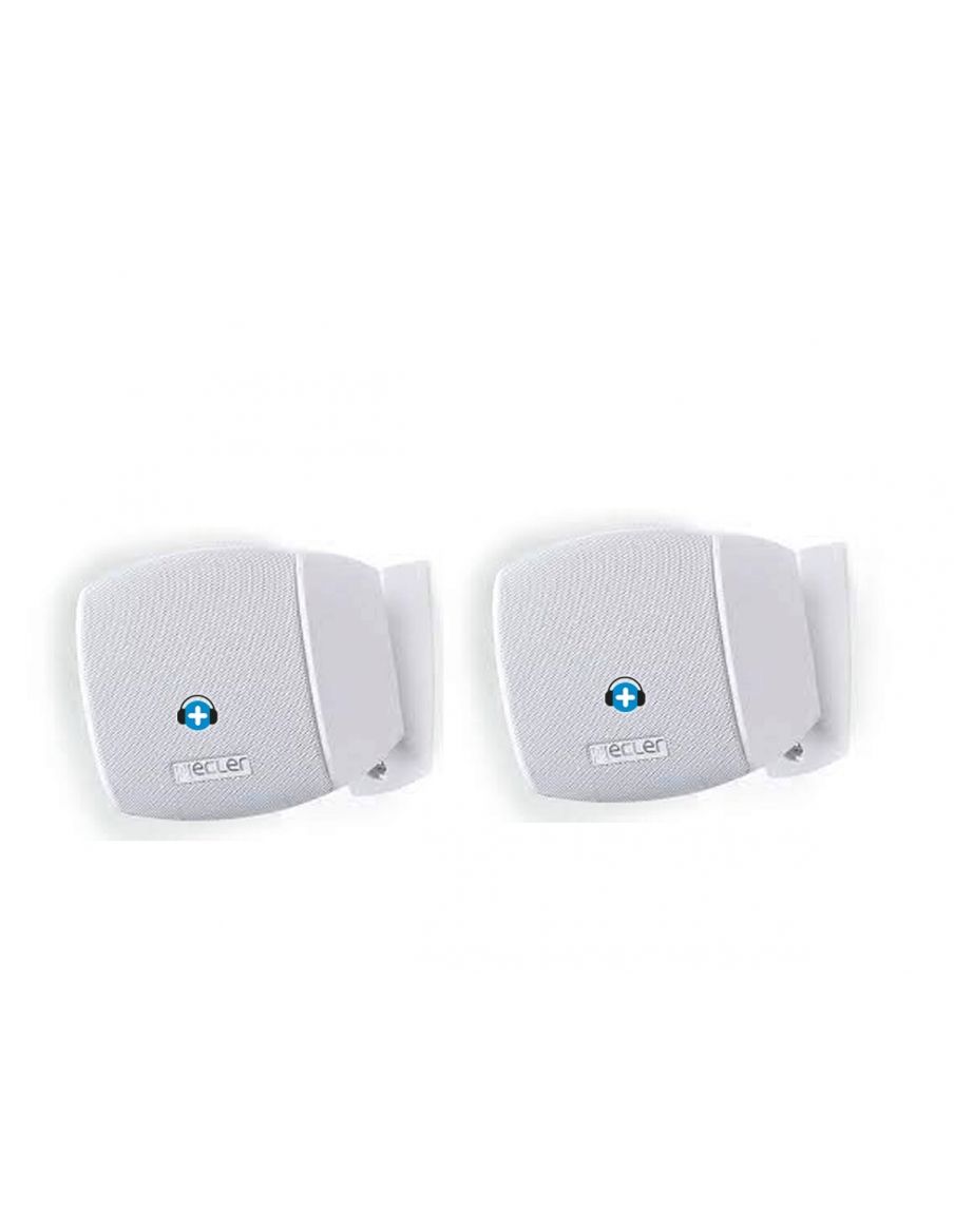 ECLER AUDEO103 Pareja de Cajas Acústicas  3"  2 vías 25 WRMS Color Blanco - 1