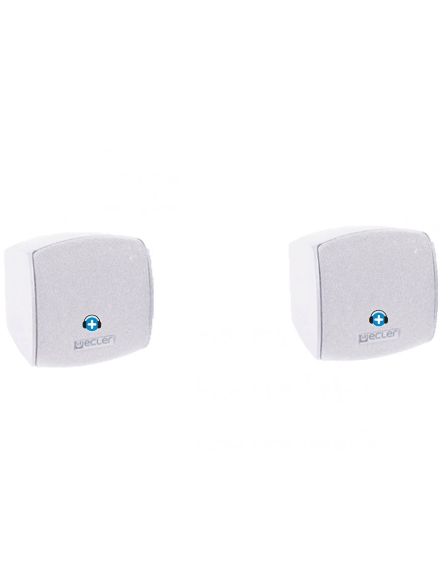 ECLER AUDEO103 Pareja de Cajas Acústicas  3"  2 vías 25 WRMS Color Blanco - 3