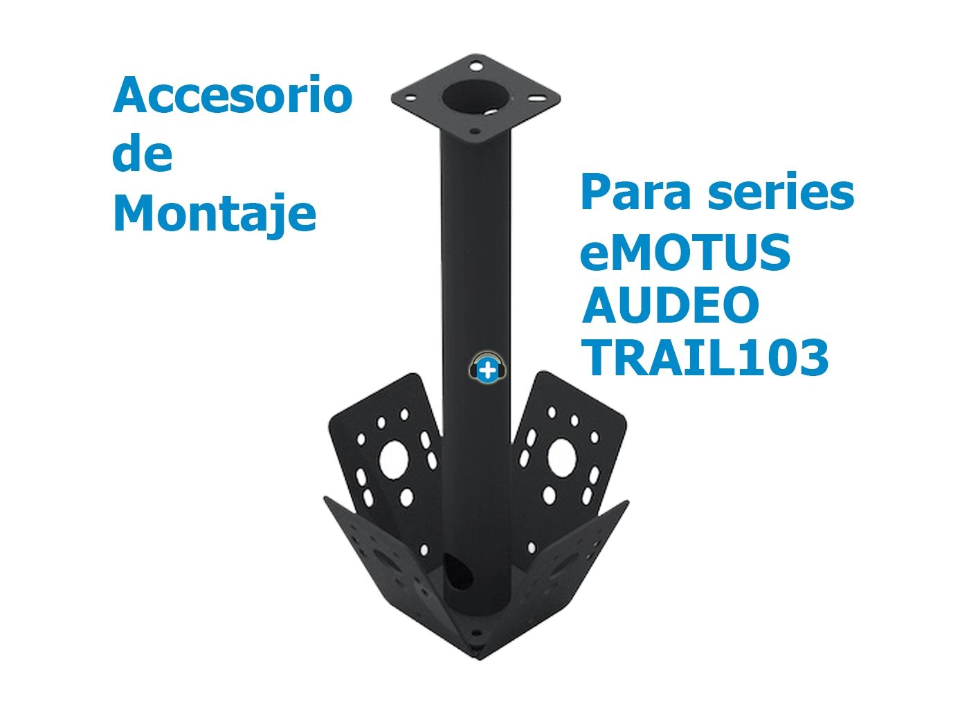 ECLER  PCS124 Accesorio para montaje en clúster en techo Color Negro - 5