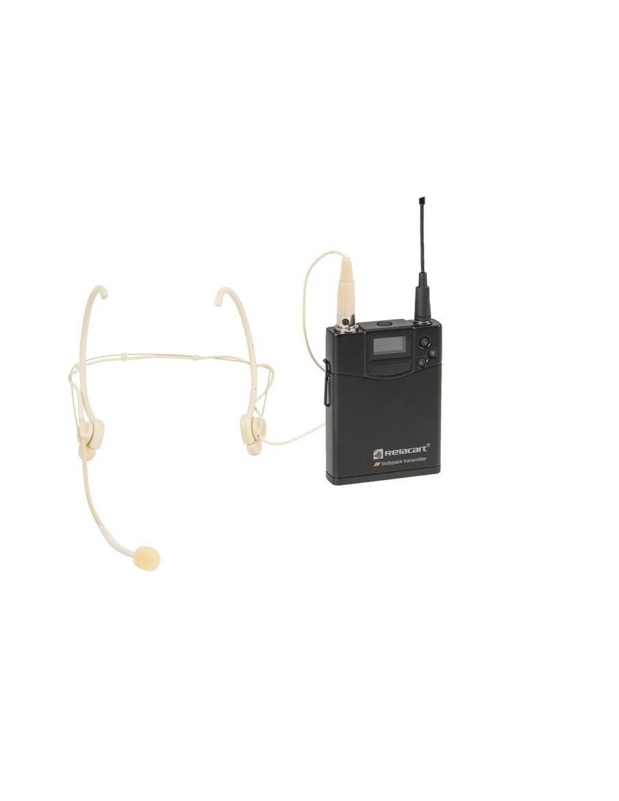 Relacart UT-222 Bodypack with HM-600S Headset