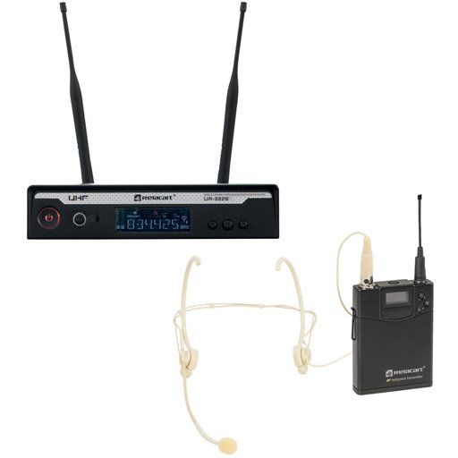 Relacart Set UR-222S Bodypack with HM-600S Headset 2