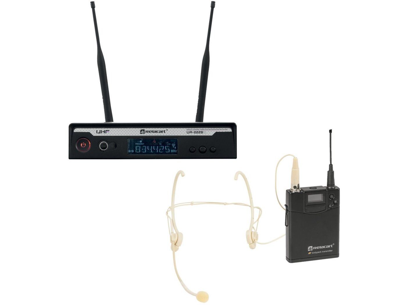 Relacart Set UR-222S Bodypack with HM-600S Headset