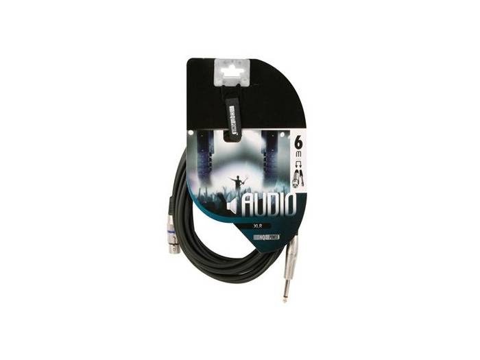 HQ Power Cable XLR hembra a Jack mono macho - 6 metros - 1