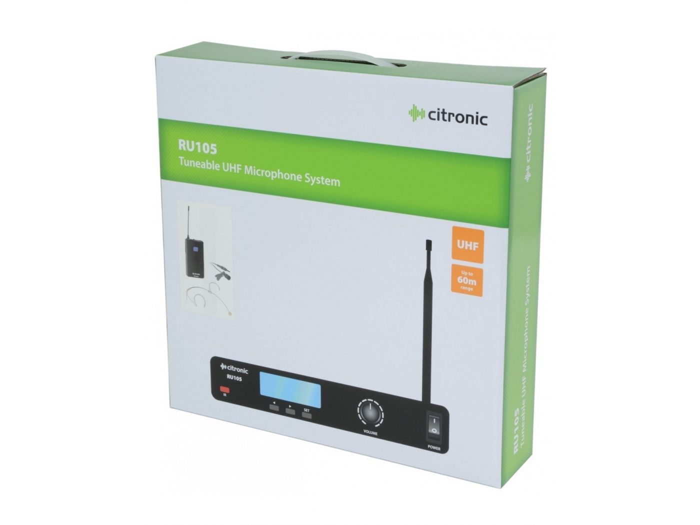 CITRONIC RU105N Microfono UHF Inalámbrico de Diadema 171973 - 11