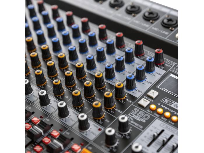 POWER DYNAMIC PDM-T1204 MEZCLADOR DE DIRECTO 12 CANALES DSP/MP3