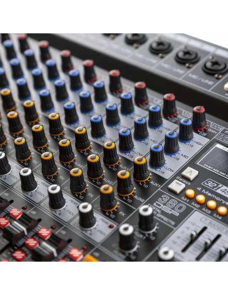 POWER DYNAMIC PDM-T1204 MEZCLADOR DE DIRECTO 12 CANALES DSP/MP3