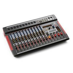 POWER DYNAMIC PDM-T1204 MEZCLADOR DE DIRECTO 12 CANALES DSP/MP3 2