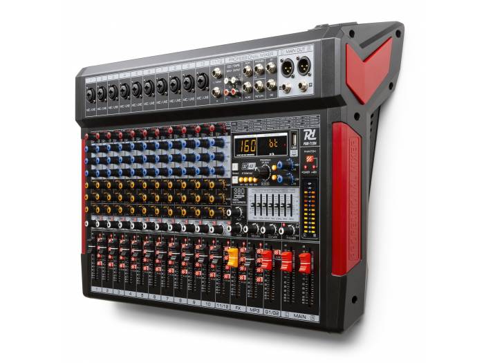 POWER DYNAMIC PDM-T1204 MEZCLADOR DE DIRECTO 12 CANALES DSP/MP3