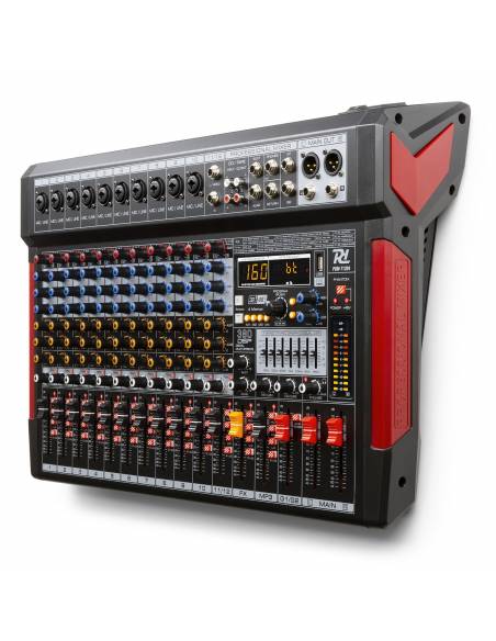 POWER DYNAMIC PDM-T1204 MEZCLADOR DE DIRECTO 12 CANALES DSP/MP3