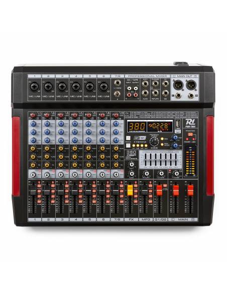 POWER DYNAMICS PDM-T804 MEZCLADOR DE DIRECTO 8 CANALES DSP/MP3 - 7