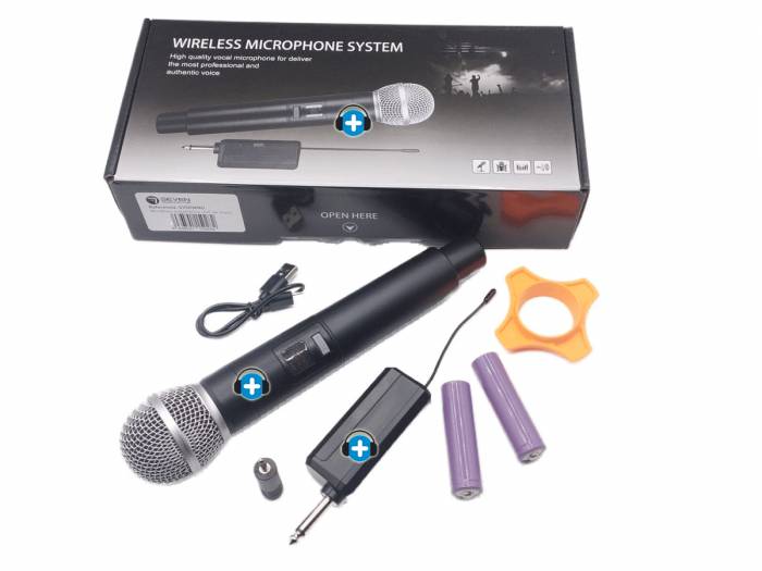 Seven SV110WMU  - Micrófono inalámbrico PLUG-AND-PLAY UHF de mano - 3