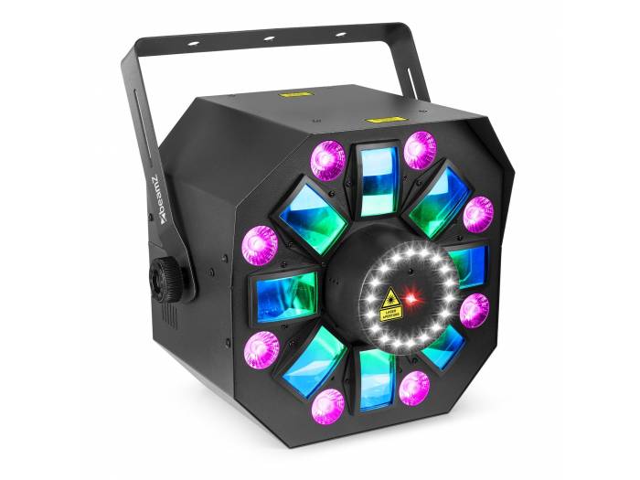 Beamz MultiBox Efecto LED con Laser y Strobo - 8