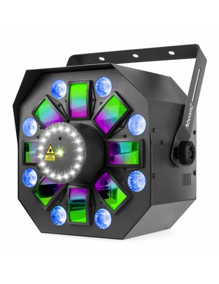 Beamz MultiBox Efecto LED con Laser y Strobo - 10