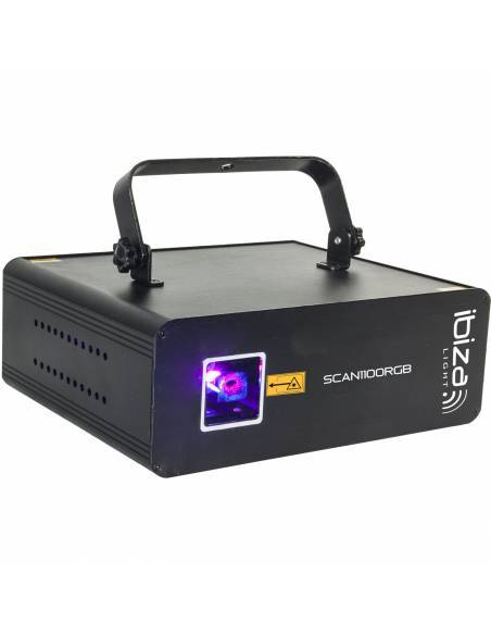 Ibiza Light SCAN 1100 RGB Laser RGB de Animación con Dmx 1100mw - 1