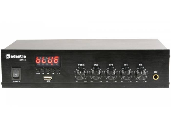 ADASTRA DM40 Amplificador Línea 100V 40W RMS 953109 - 3