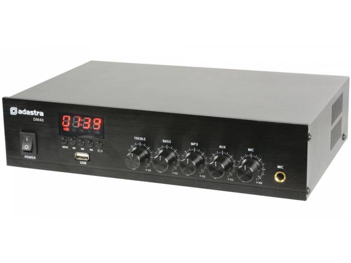 ADASTRA DM40 Amplificador Línea 100V 40W RMS 953109 - 4