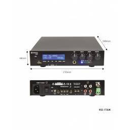 Adastra UM30  Amplificador mezclador compacto para línea de 100V - 30W - 1 2