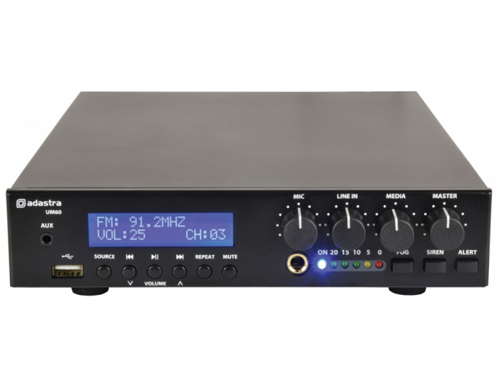 ADASTRA UM60 Amplificador Línea 100V - 5