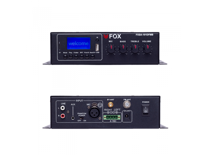 AVFOX FXSA-101DFMB Mini amplificador Estéreo - 5