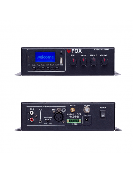 AVFOX FXSA-101DFMB Mini amplificador Estéreo - 5
