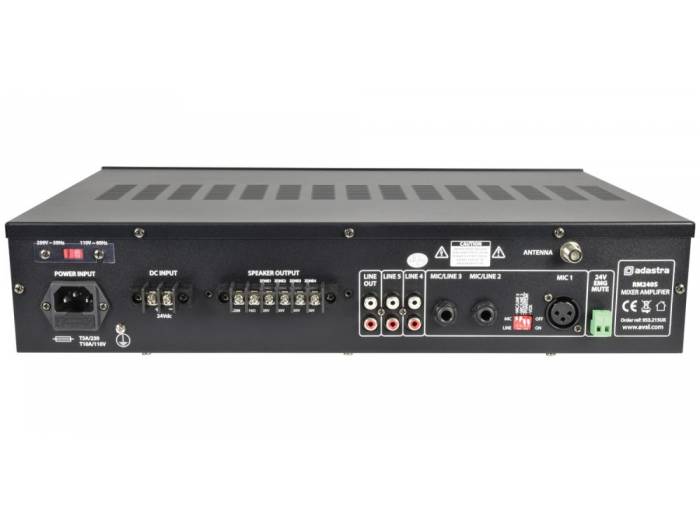 ADASTRA RM240S Amplificador Linea 100V 953.215 - 2