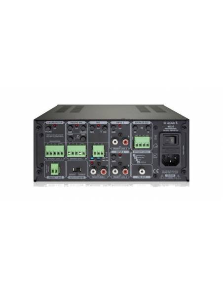 Apart Biamp MA-30 Mezclador-Amplificador de 30W para líneas de 100V y baja impedancia - 2