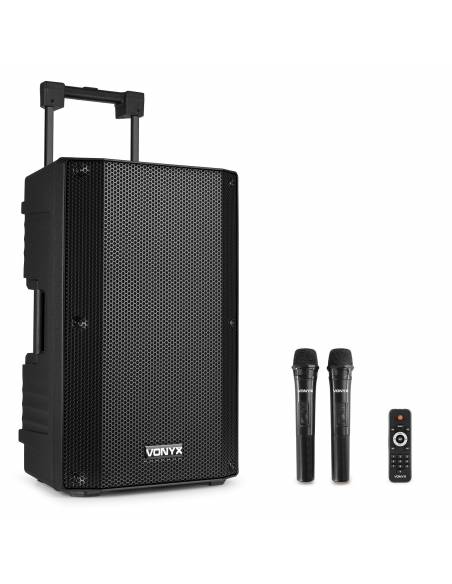 Vonyx VSA500 Sistema Portátil 12" 2HH UHF - 1