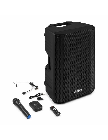 Vonyx VSA500-BP Altavoz Portátil 12" HH+BP UHF 800w - 10