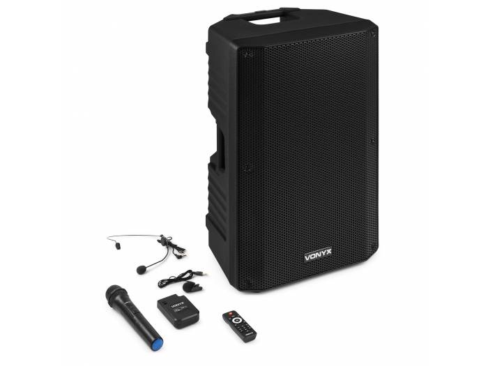 Vonyx VSA700-BP Sistema Portátil 15" HH+BP UHF - 10