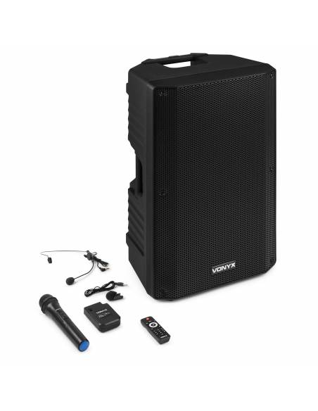 Vonyx VSA700-BP Sistema Portátil 15" HH+BP UHF - 10
