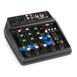VONYX VMM100 Mixer 3ch USB BT. VMM100 Mezclador Audio con USB/BT - 1 2