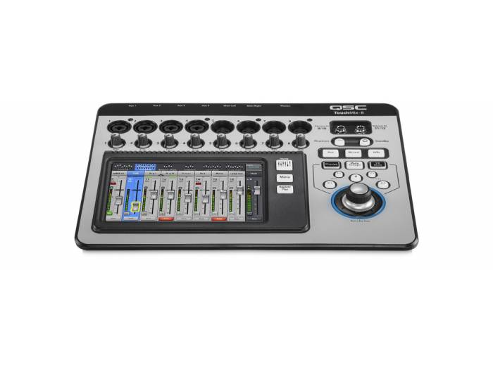 TOUCHMIX-8 Mezclador digital 14Ch: 8 Micro, USB 2-track 4 Aux. Wifi incluido. App