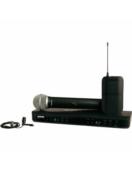 SHURE BLX1288E/CVL H8E Combo inalámbrico PG58 y CVL Lavalier. 518-542MHz.