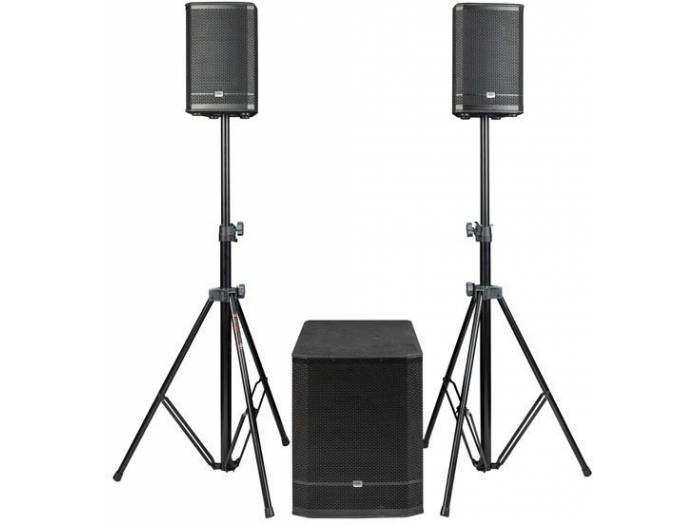 DAP Audio Pure Club 15  Connunto Subwoofer 15" + 8" Tops con DSP - 2