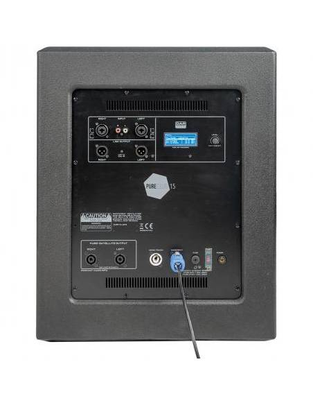 DAP Audio Pure Club 15  Connunto Subwoofer 15" + 8" Tops con DSP - 3