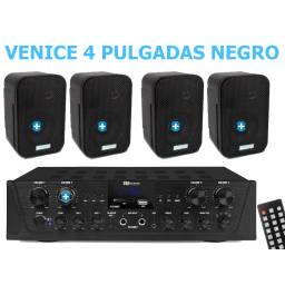 EQUIPO DE SONIDO VENICE 4  HILO MUSICAL 4 ZONAS - 4 altavoces 4 pulgadas 2
