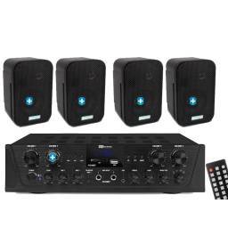 EQUIPO DE SONIDO VENICE 4  HILO MUSICAL 4 ZONAS - 4 altavoces 4 pulgadas