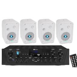 EQUIPO DE SONIDO VENICE 5  HILO MUSICAL 4 ZONAS White - 4 altavoces 5 pulgadas