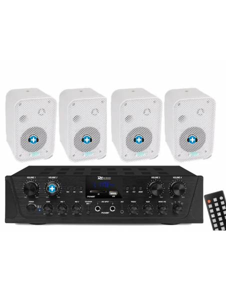 EQUIPO DE SONIDO VENICE 5  HILO MUSICAL 4 ZONAS White - 4 altavoces 5 pulgadas