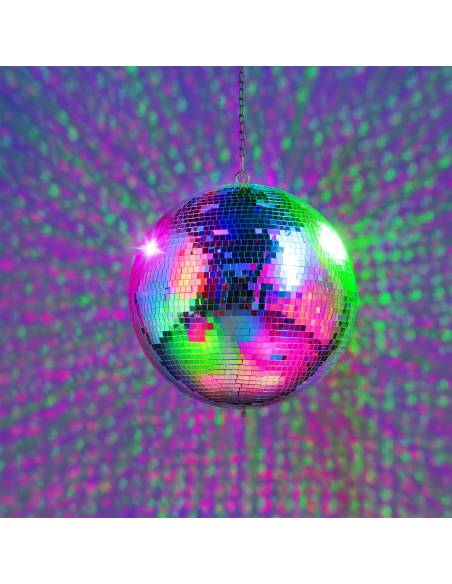 FUZZIX  MB40 BOLA DE DISCO, CRISTAL PLANO, 40CM - 4