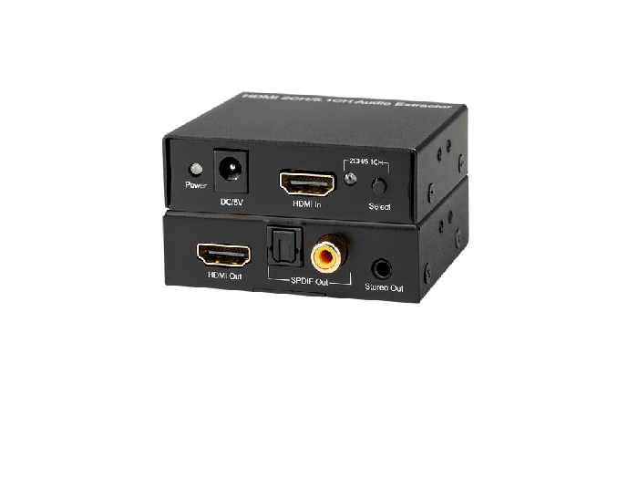 KanexPro HAECOAX De-embebedor de Audio HDMI a Audio estéreo y S/PDIF en simultáneo - 1
