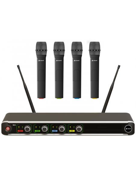 CHORD NU4-H Microfono Inalambrico de Mano 4 Canales 171843 - 1